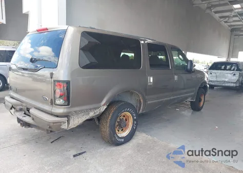 2003 Ford Excursion Limited from USA, damaged, VIN 1FMSU43P83EB45349